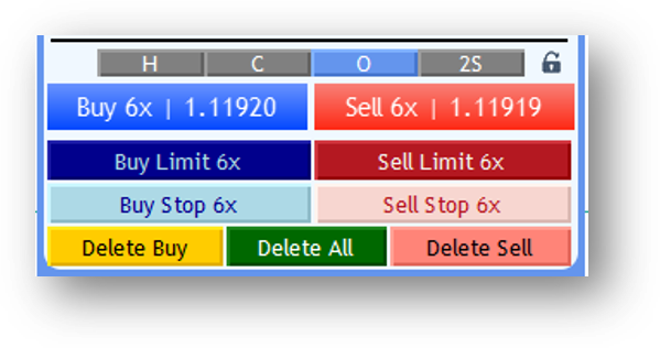 Screenshot: Multiple Order Handling