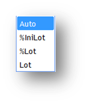 Screenshot: Closure Lot Column
