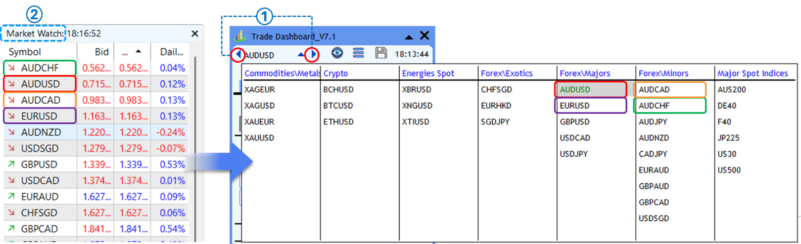 Screenshot: 🔄 Symbol Switcher